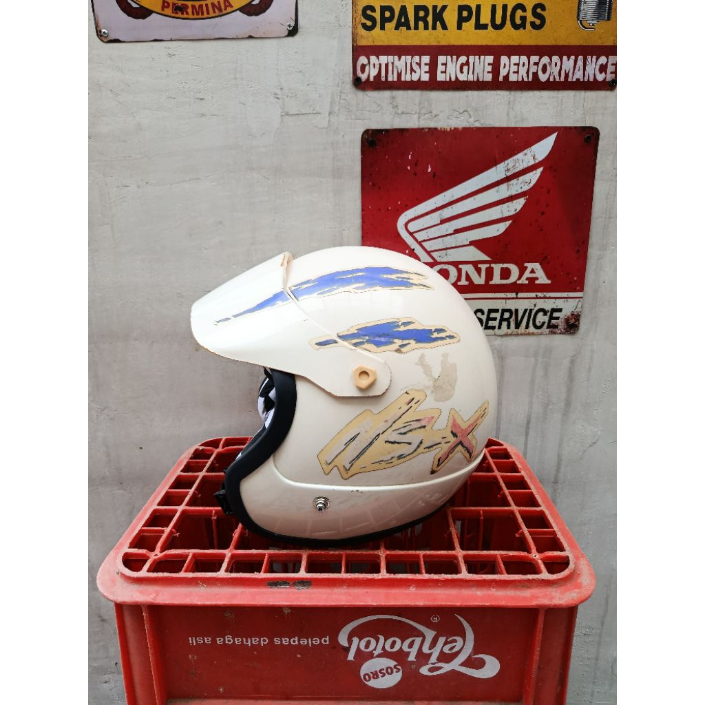 • Helm Honda NSX jadul vintage reatro•