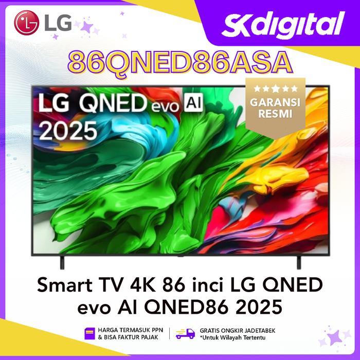 TV LG 86QNED86ASA Smart TV 4K 86 Inch evo AI QNED86 2025