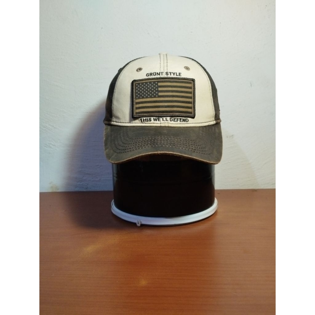 Topi Grunt Style US Flag patch