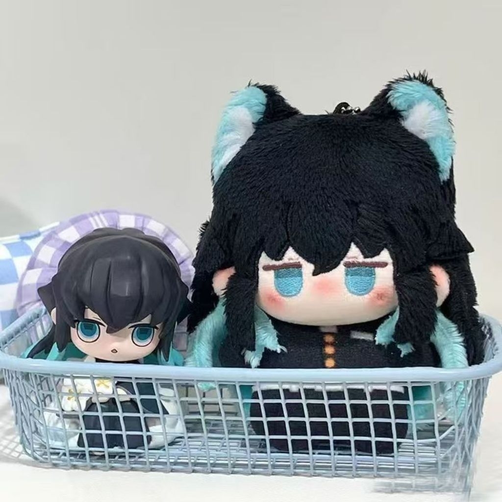 Boneka Mini Plushie Tokito Muichiro 10cm Demon Slayer Kimetsu No Yaiba Boneka Figure Lucu Cotton Dol