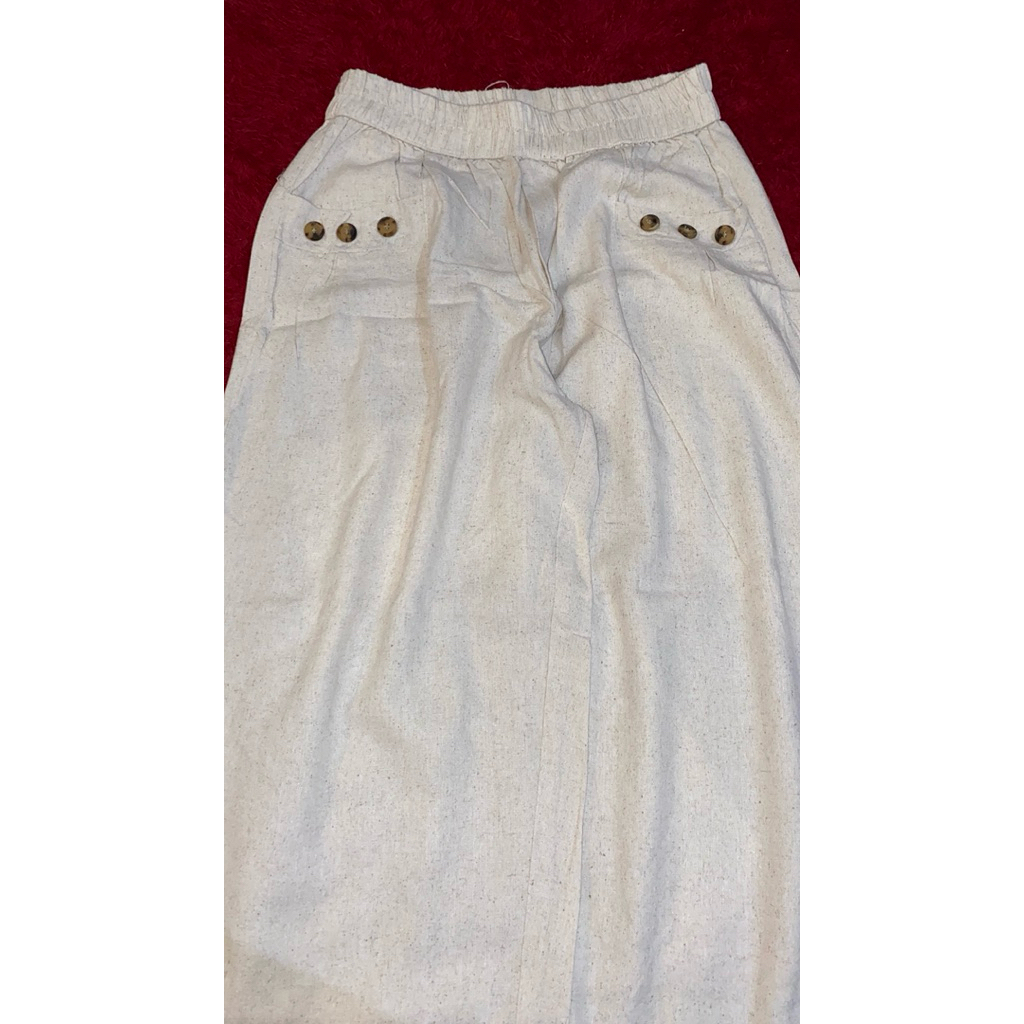 preloved linen pants no brand