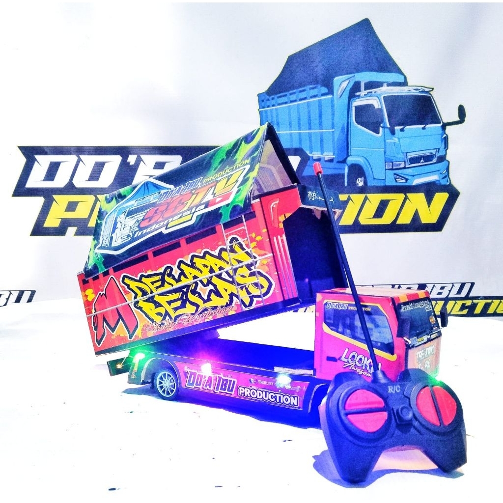 REMOT RC BATRI BISA DI CAS REMOT KONTROL MINIATUR TRUK OLENG FUL FARIASI REMOT TC REMOT KONTROL.