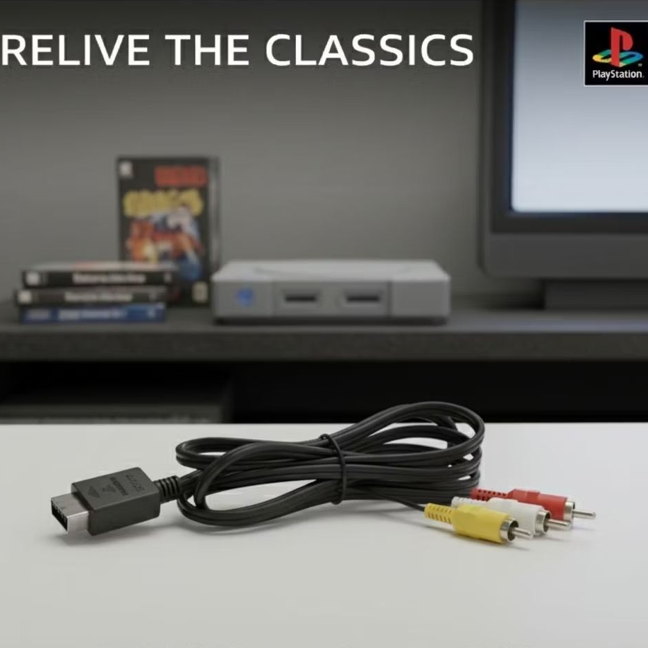 Kabel AV RCA PS1 PS2 PS3 Sony Playstation