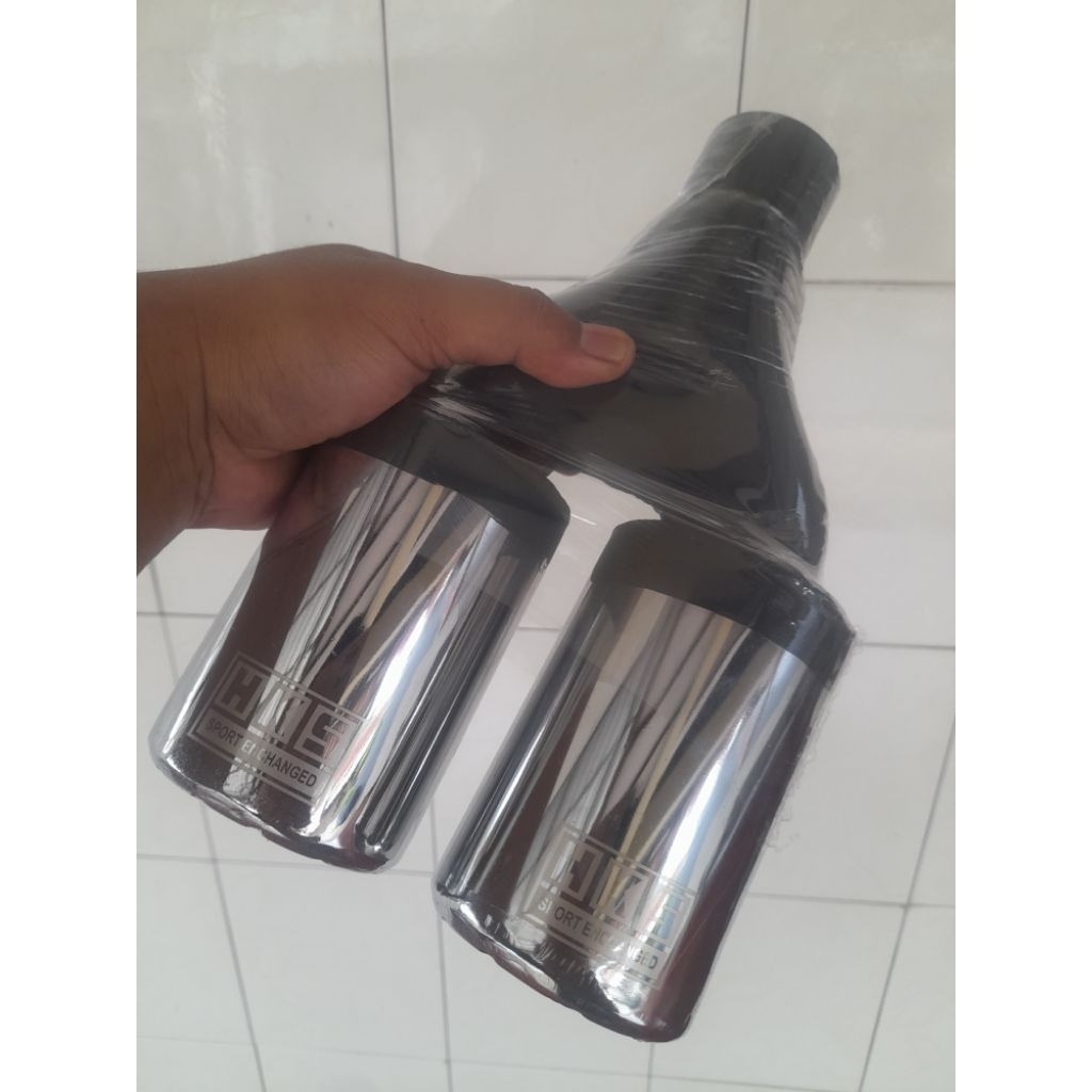 KNALPOT RACING MOBIL CABANG SUARA BASS GAHAR COCOK UNTUK SEMUA MOBIL