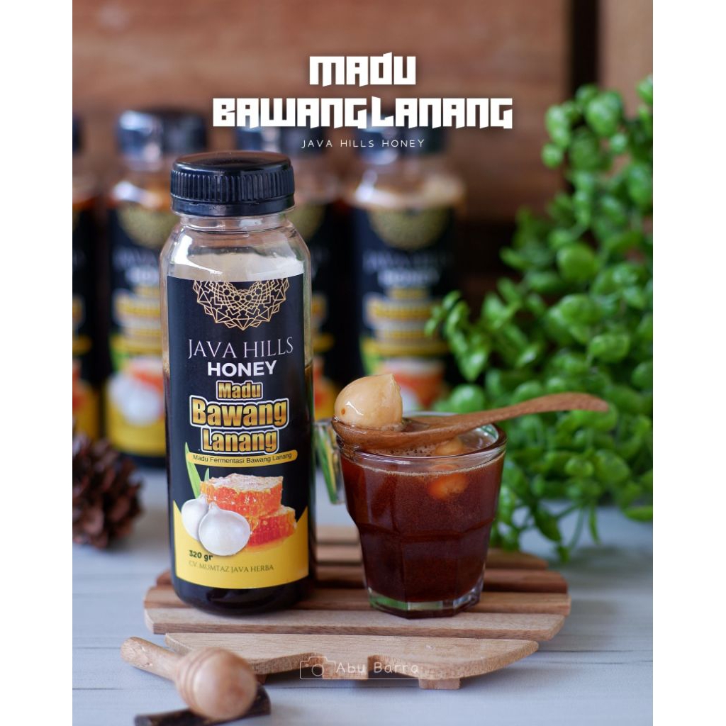 Madu Bawang Lanang (kolesterol, asam urat, flu, batuk, sakit gigi, ambeien,  hipertensi, stamina dan