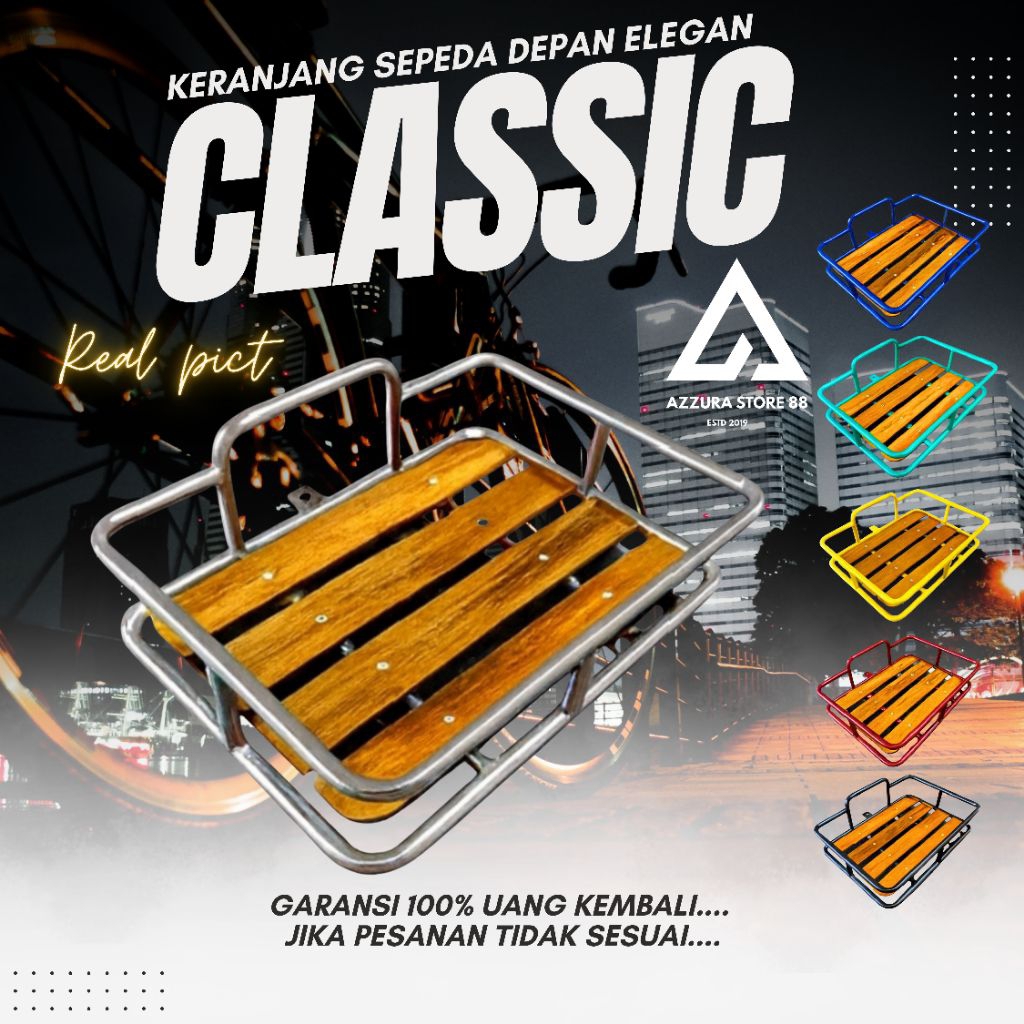 KERANJANG DEPAN SEPEDA ORIGINAL UNIVERSAL PNP MTB MINION FIXIE MINIVELO 27.5 20 INCHIE INCHI SEPEDA 