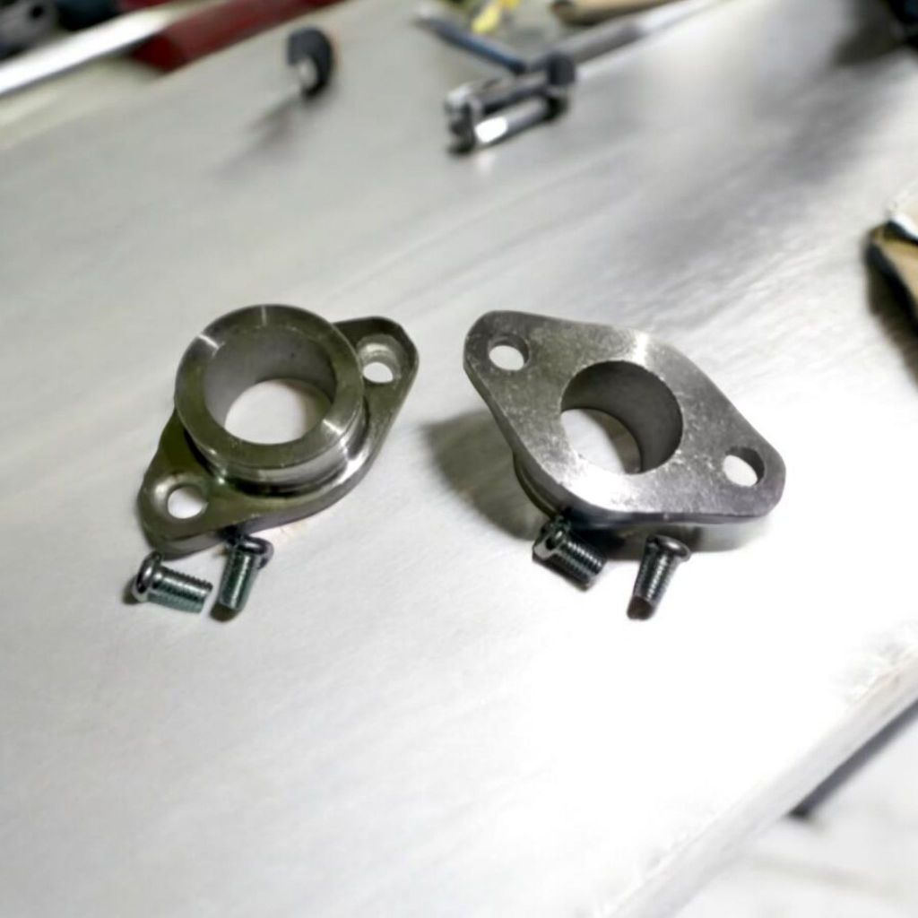Adaptor Sambungan manipol mio beat memakai karbu supra revo kharisma GL win Grand