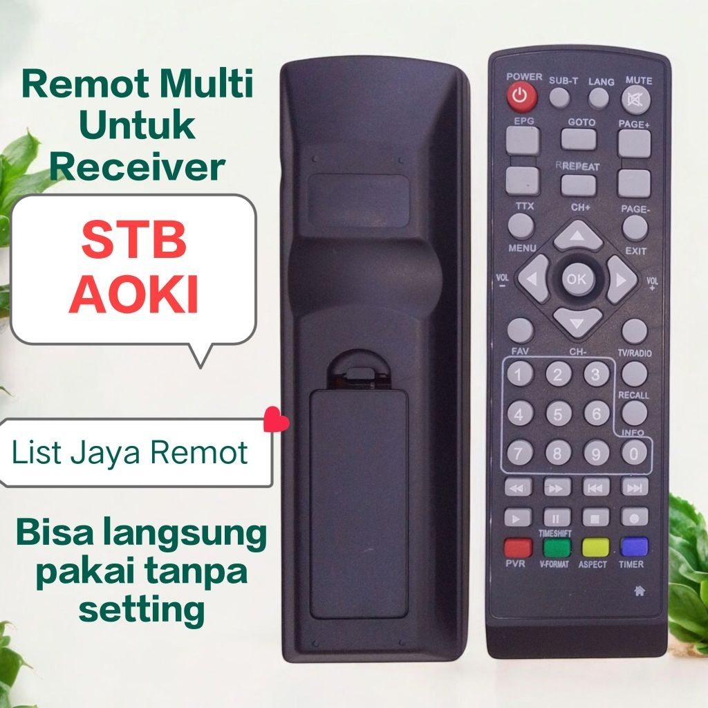 Remote Remot Multi Untuk Receiver Stb Aoki