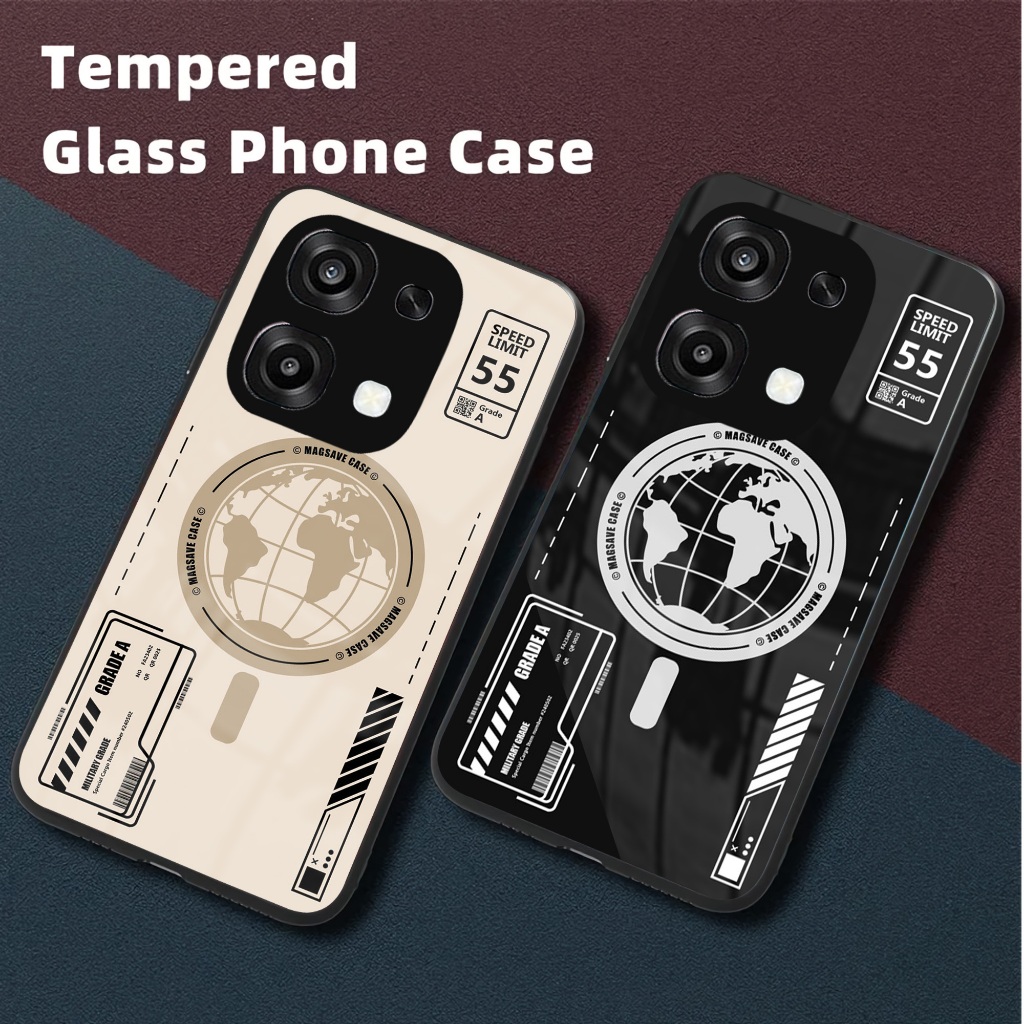 MG63 Softcase Glass For Oppo A6 Pro - Casing Hp Oppo A6 Pro - Pelindung hp Oppo A6 Pro - Case Handph