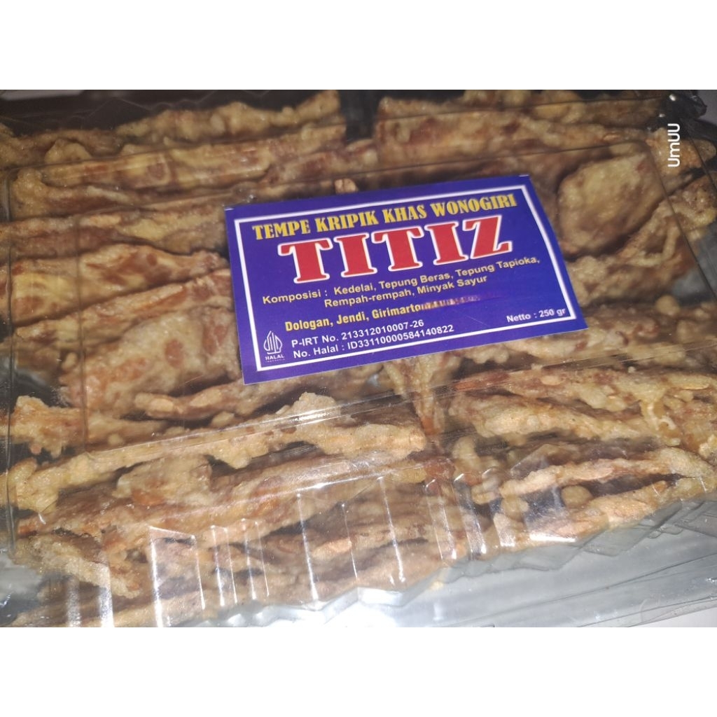 Kripik Tempe Khas Wonogiri TITIZ
