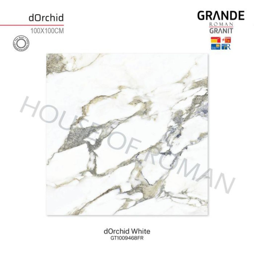 Roman Granit GT1009468FR dOrchid White 100x100 Kw1