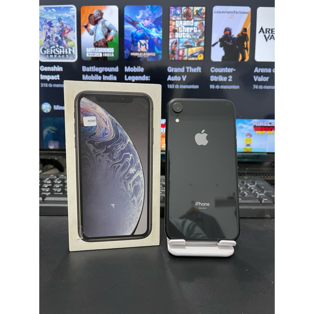 IPHONE Xr 64GB SECOND RESMI IBOX INDONESIA