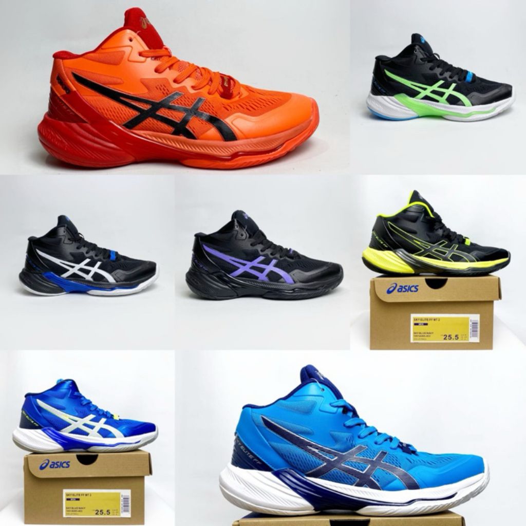 SEPATU VOLLY  SKY ELITE FF SUPER PREMIUM DECIT VOLLEYBALL TERBAIK