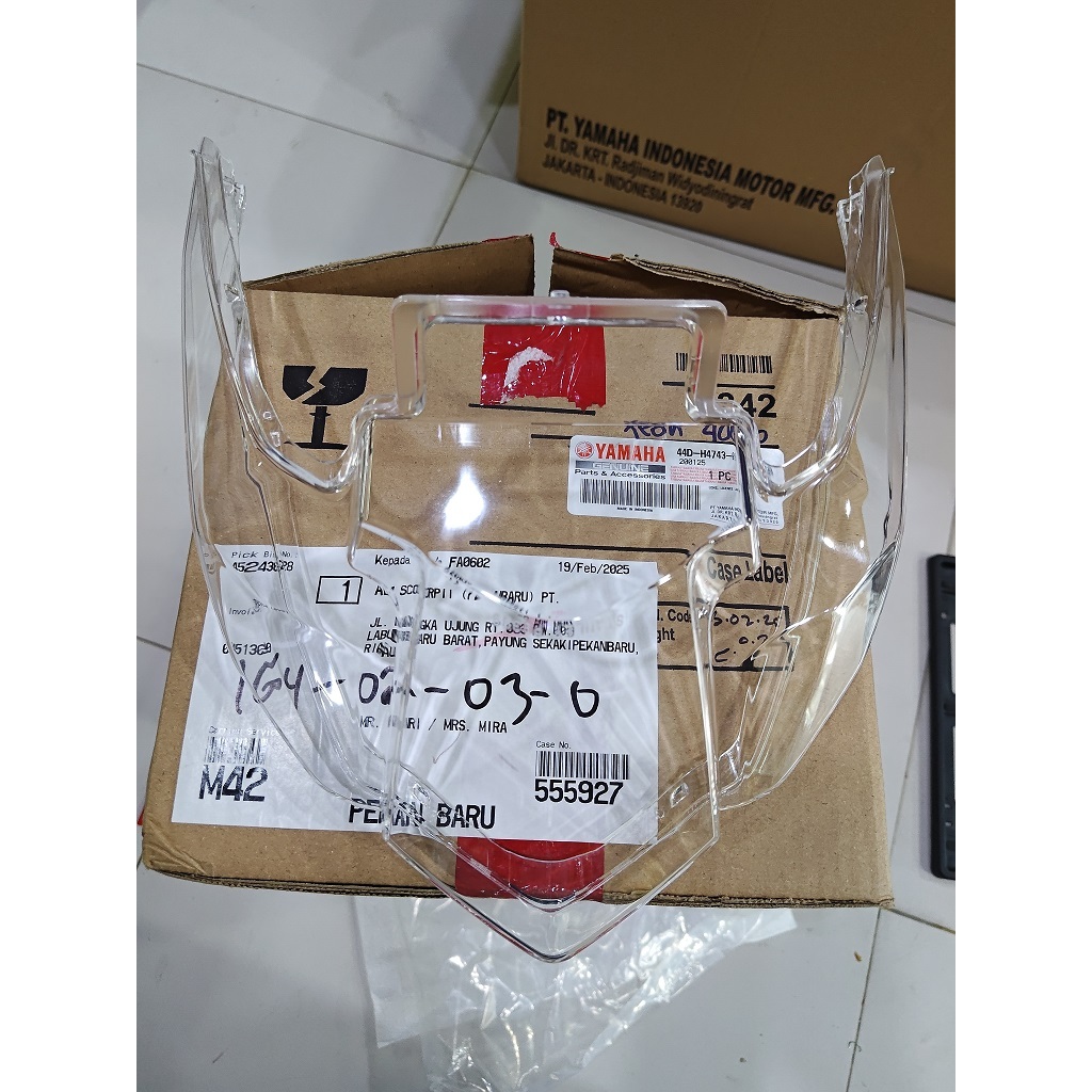 mika lampu belakang xeon karbu xeon rc gt125 ori