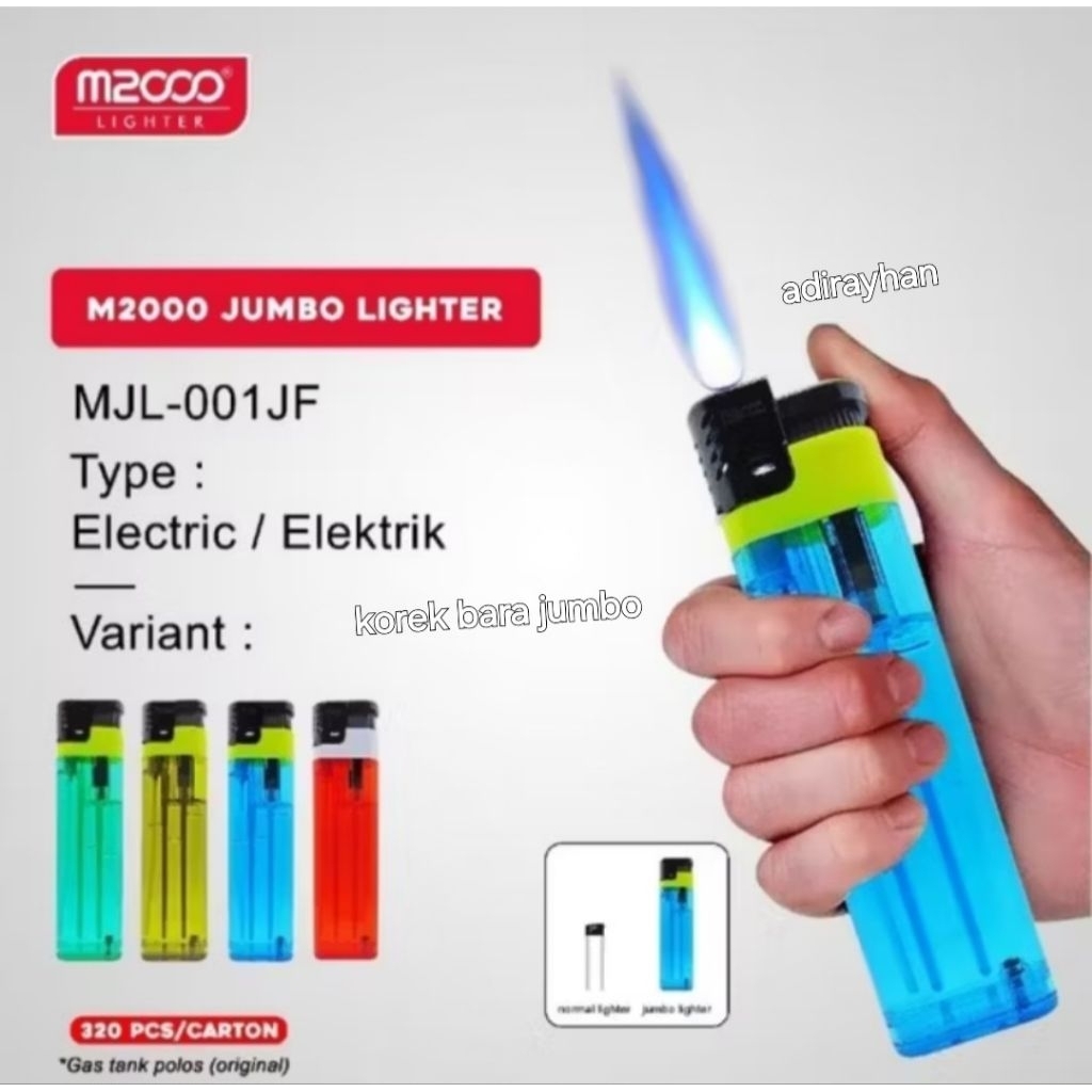 korek bara jumbo korek ecer 1pcs korek gamma tahan angin fox m2000