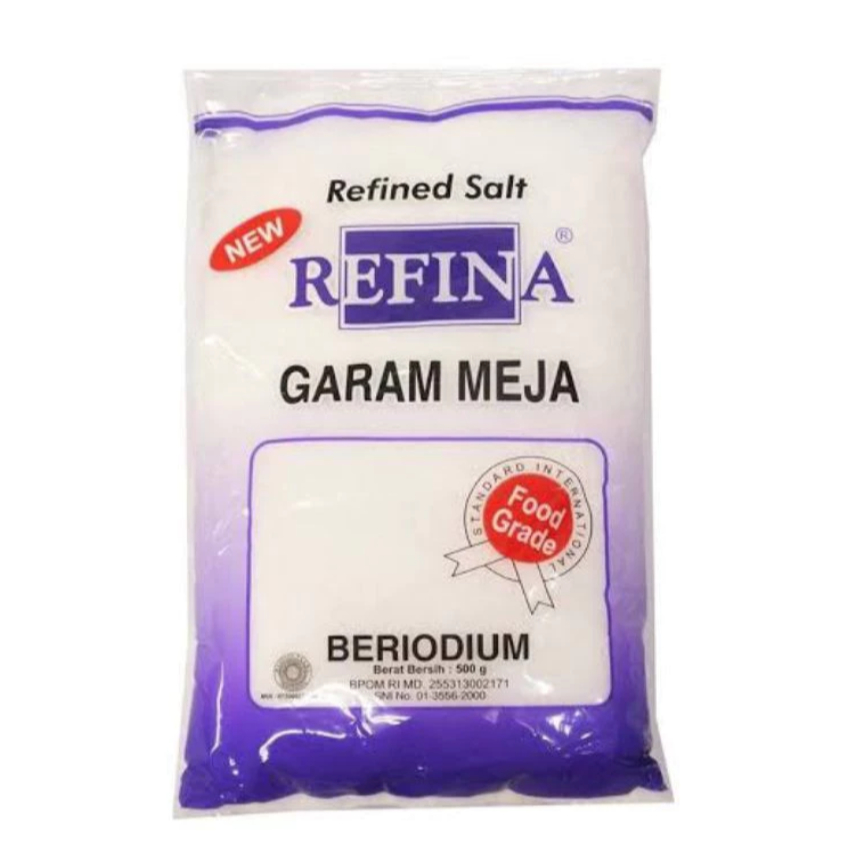 Garam Refina 500 Gr / Garam Meja Refina 500 Gram