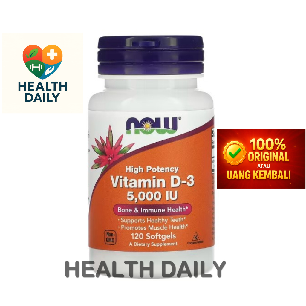 Now Vitamin D3 5000 iu