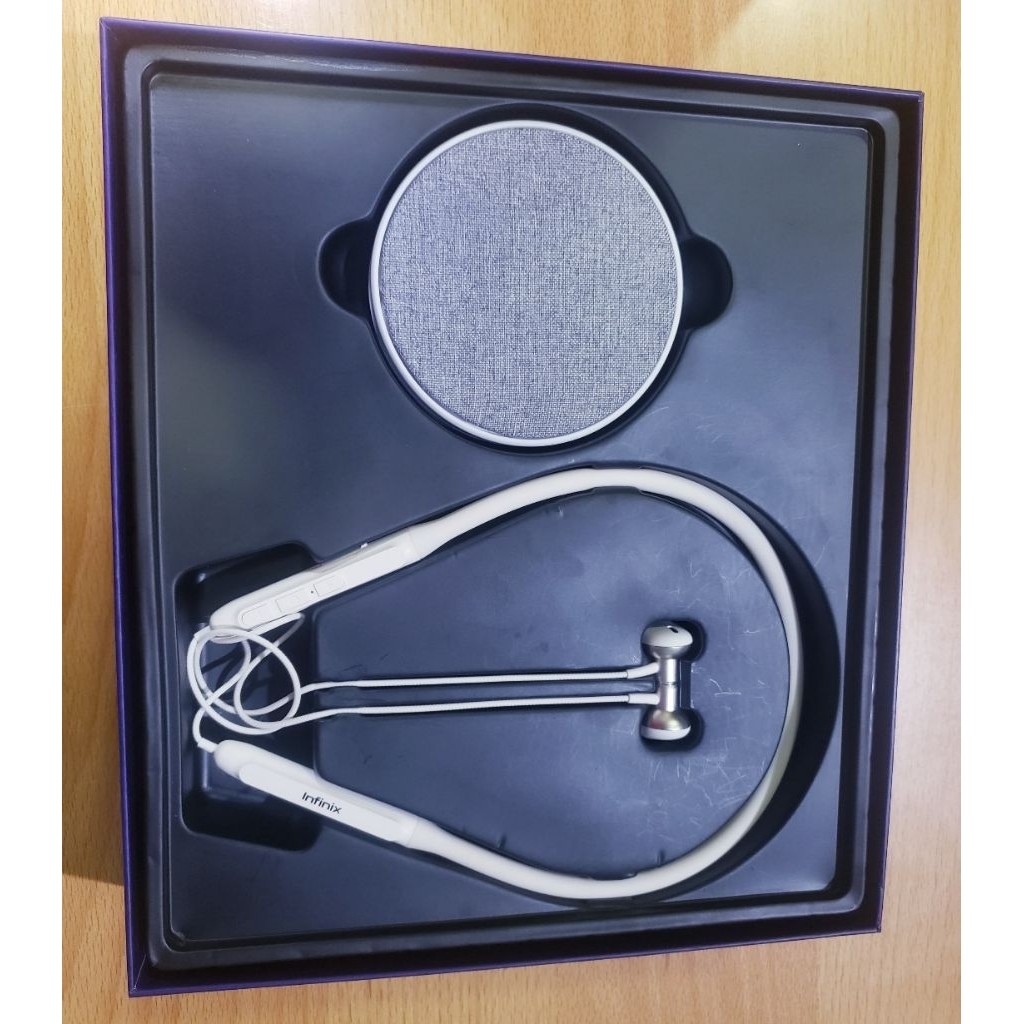 INFINIX FABRIC SPEAKER AND EARPHONE 1 SET ORIGINAL