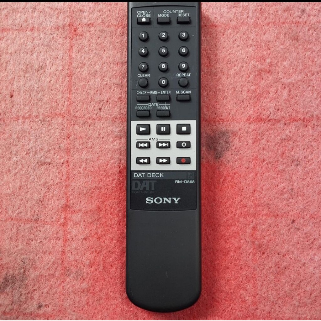 Remote Control TAPE DECK SONY RM-D868 Original