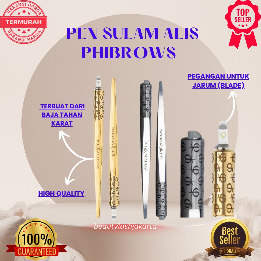 BROW JARUM PHI BROW ACADEMY / MICROBLADING PEN SULAM ALIS PHIBROWS / PEN SULAM ALIS MANUAL