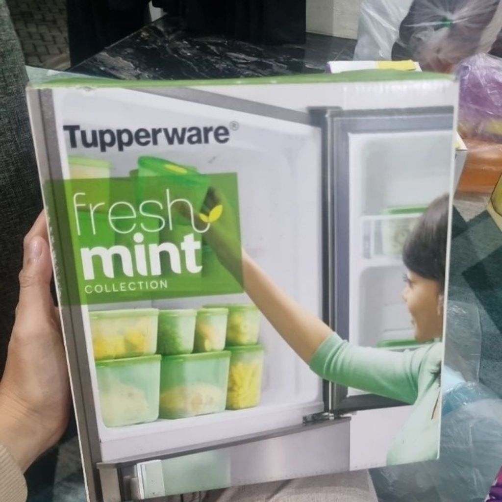 fresh mint tupperware