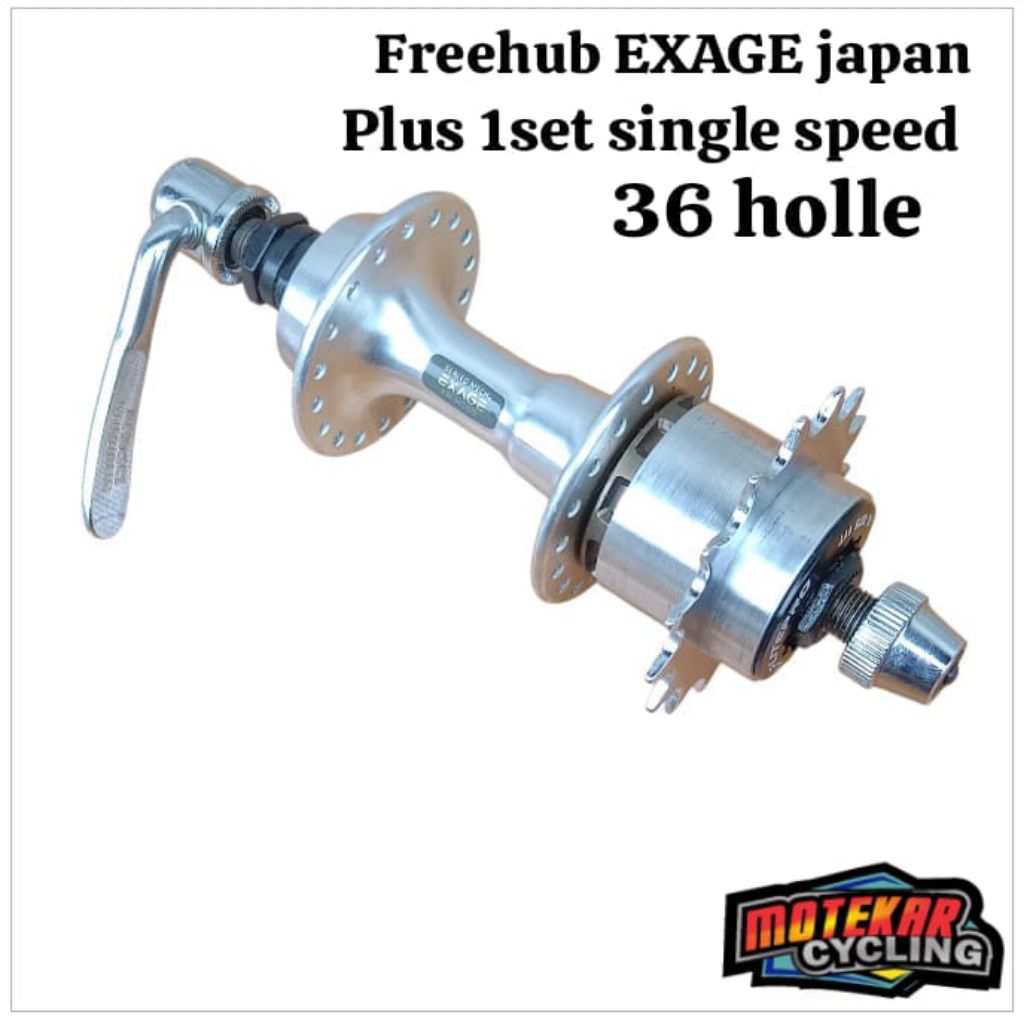 Freehub shimano EXAGE hg 50 japan 7 speed 36hole+single speed