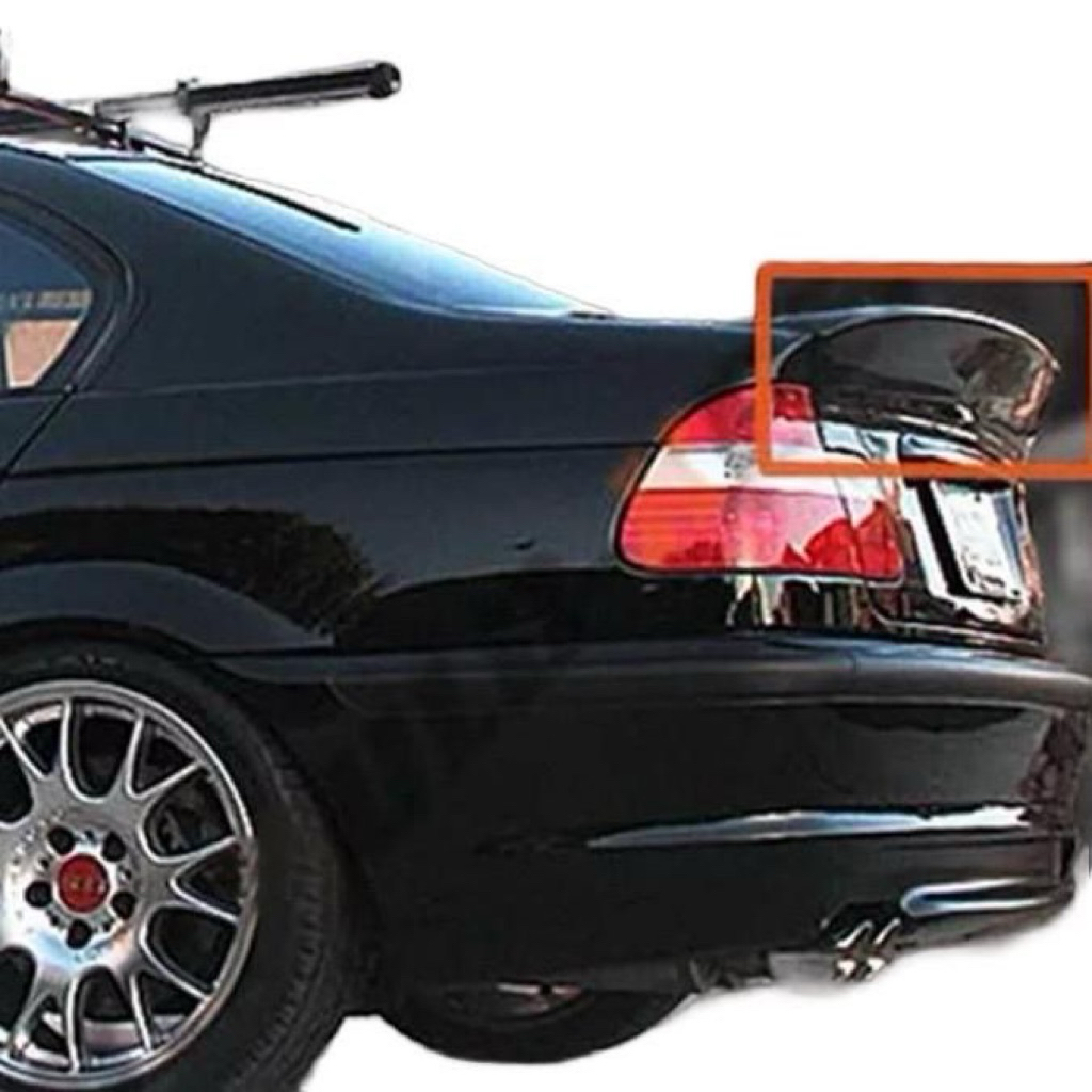 Ducktail Spoiler BMW E46 CSL Plastik ABS