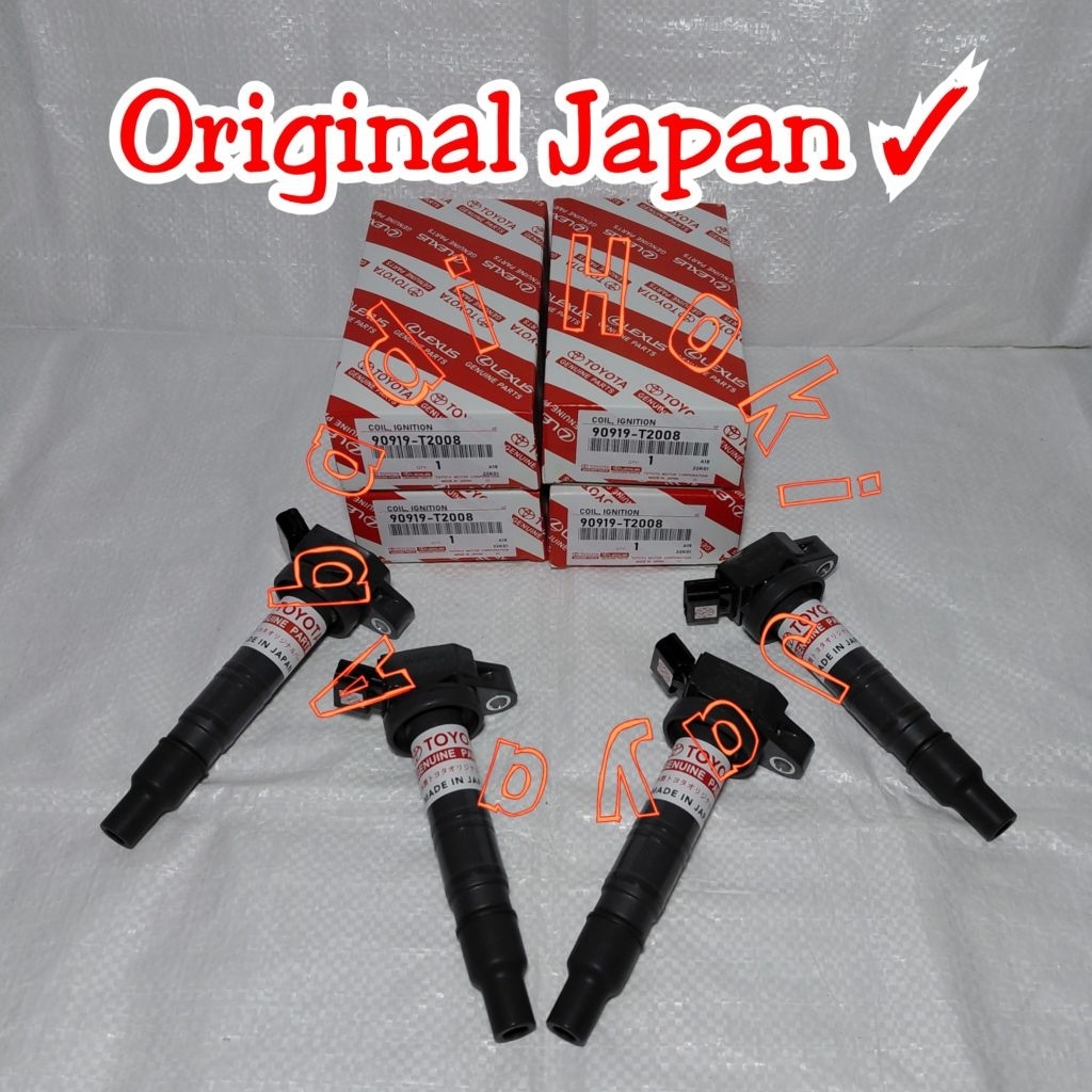 Ignition Coil Koil Pengapian Busi Toyota Kijang Innova Inova Hilux Fortuner 90919-T2008 2005 2006 20