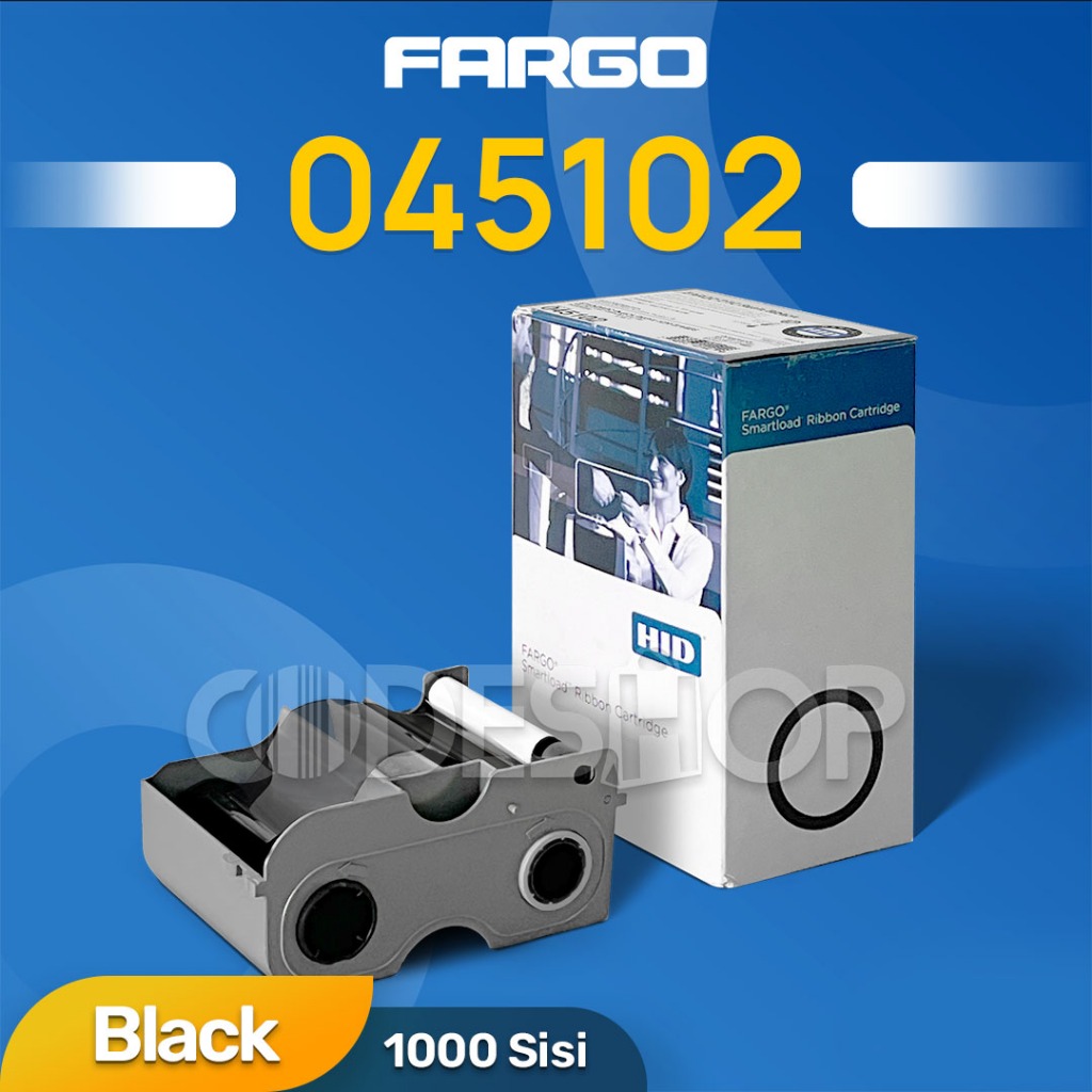 Fargo DTC 1250e & C50 ( PN : 045102 ) DTC1000/4000 Resin Ribbon Black