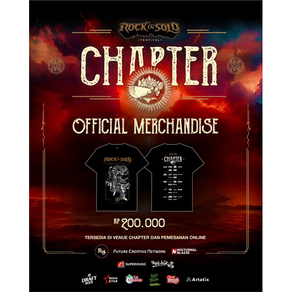 T-Shirt Official Merchandise A Journey Of Rock In Solo : Chapter 2025