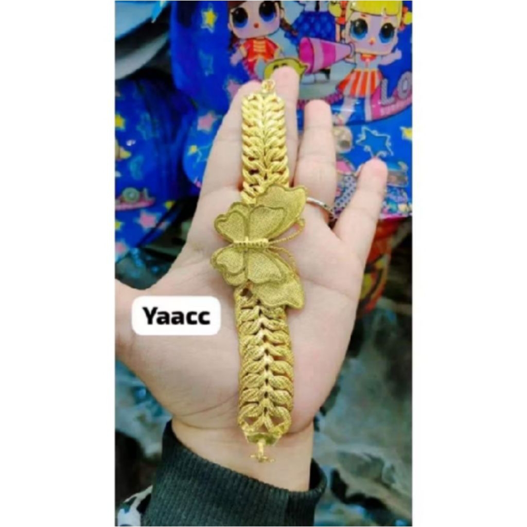 Gelang 5 suku Lapis emas 24k,