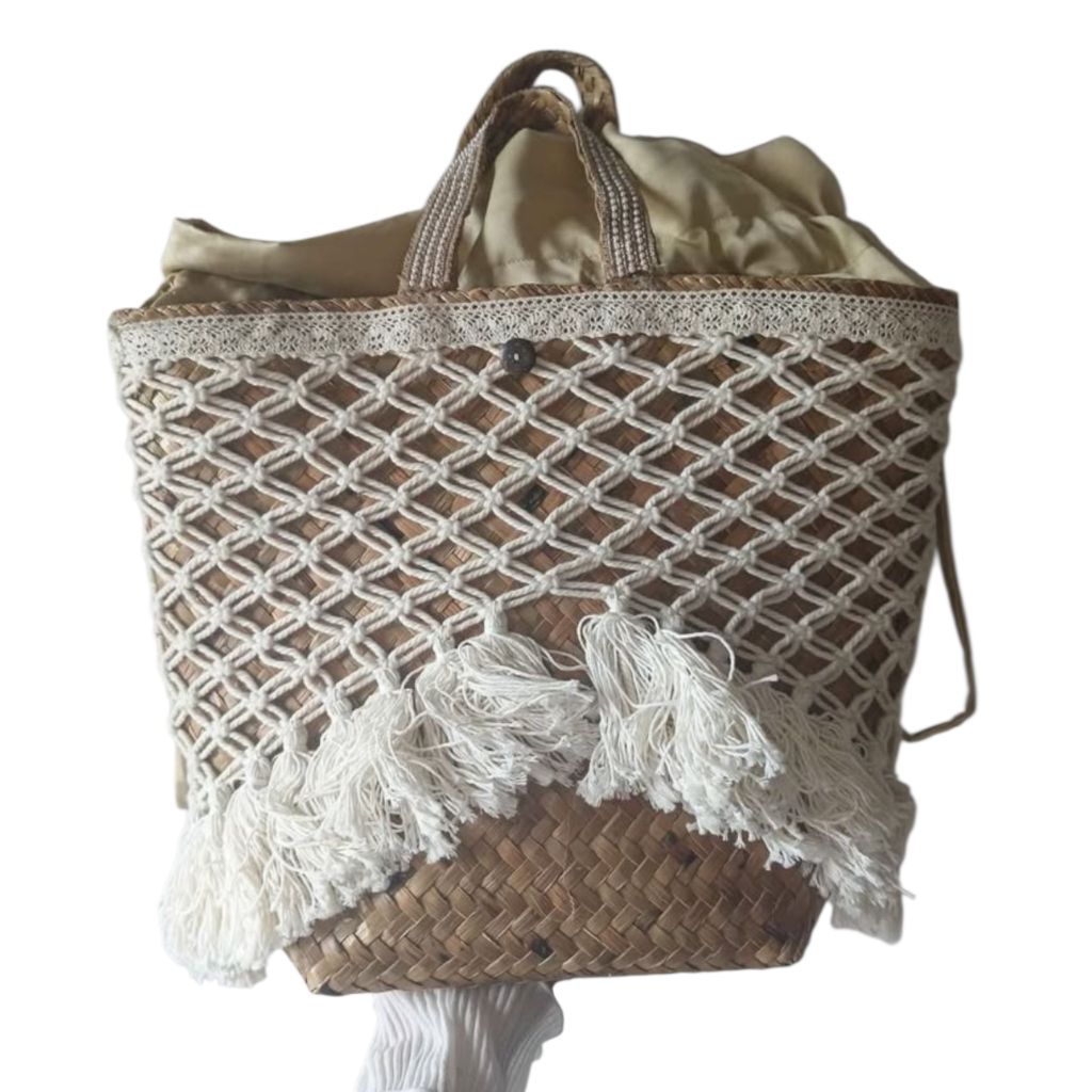 Tas Handmade Unik Bohemian Style Furing Satin