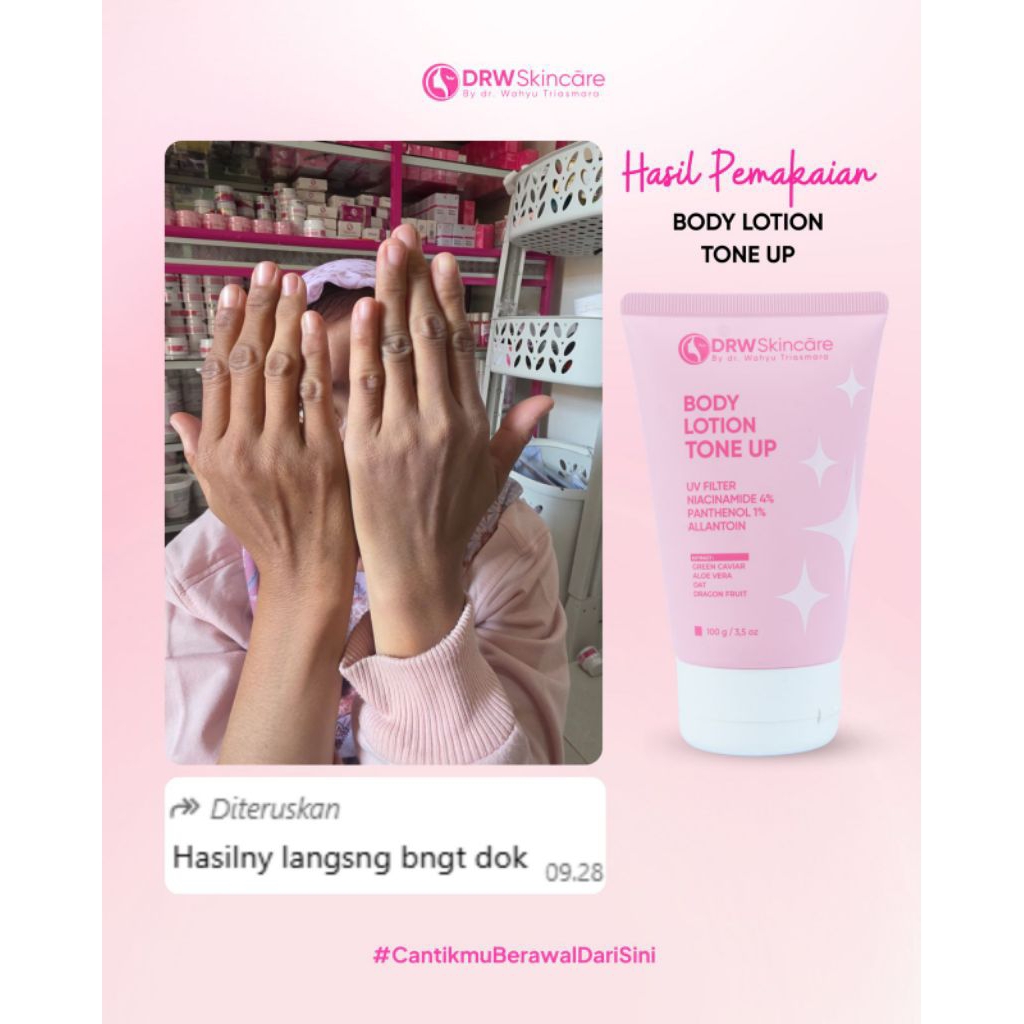 DRW SKINCARE / BODY LOTION TONE UP / LOTION / LOTION DRW SKINCARE / HAND BODY / HANDBODY / HANDBODY 