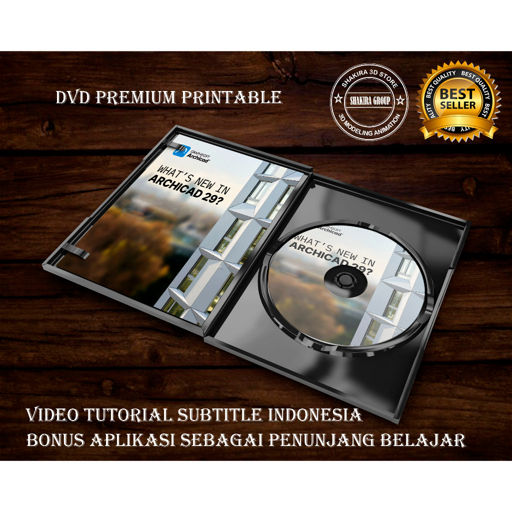 ArchiCAD 29 bonus Eptar plugin premium plus Video Tutorial Mastering SUBTITLE BAHASA INDONESIA DVD 2