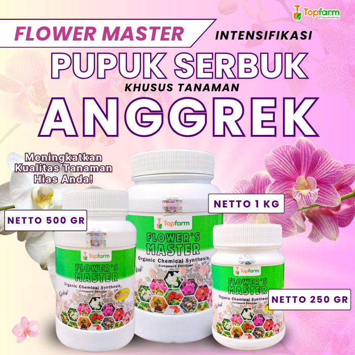 Pupuk Serbuk Bunga Anggrek / Pupuk Anggrek Cepat Berbunga / Pupuk Bunga Anggrek / Pupuk Anggrek Pera