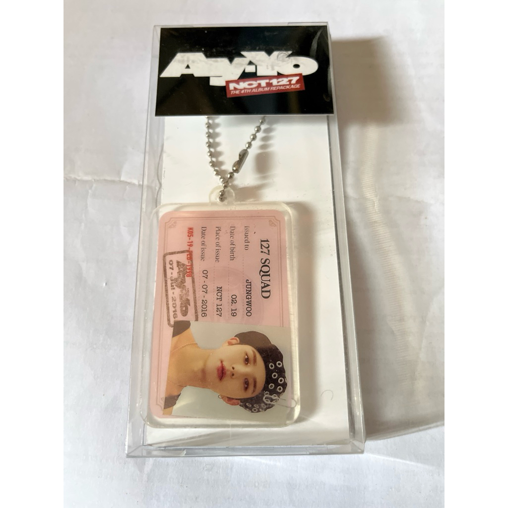 ID CARD KEYRING JUNGWOO NCT 127 JASTIP KWANGYA (BACA DESKRIPSI)
