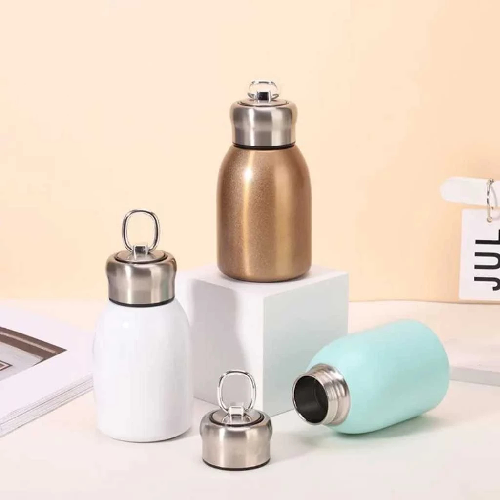 AK Botol Minum Termos Mini 300ML / Mug Stainless Steel 300 ML / ￼Tumbler Kopi Panas Travel