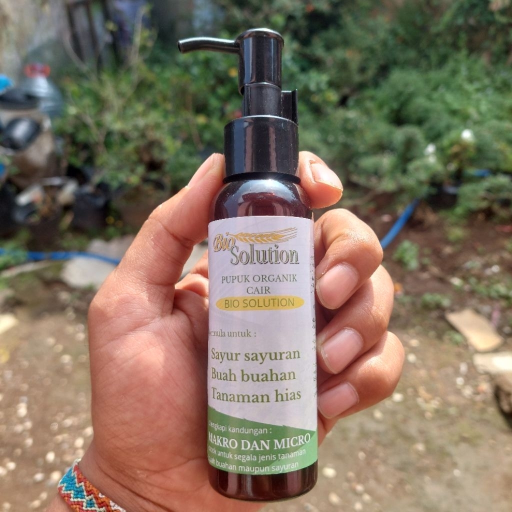 PUPUK CAIR ORGANIK Bio Solution kemasan pump 100 ML