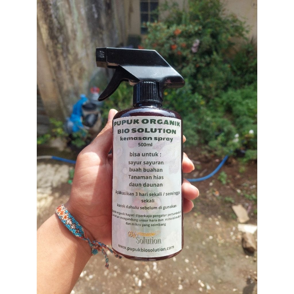 BIO SOLUTION _ Pupuk organik cair kemasan spray isi 500ml