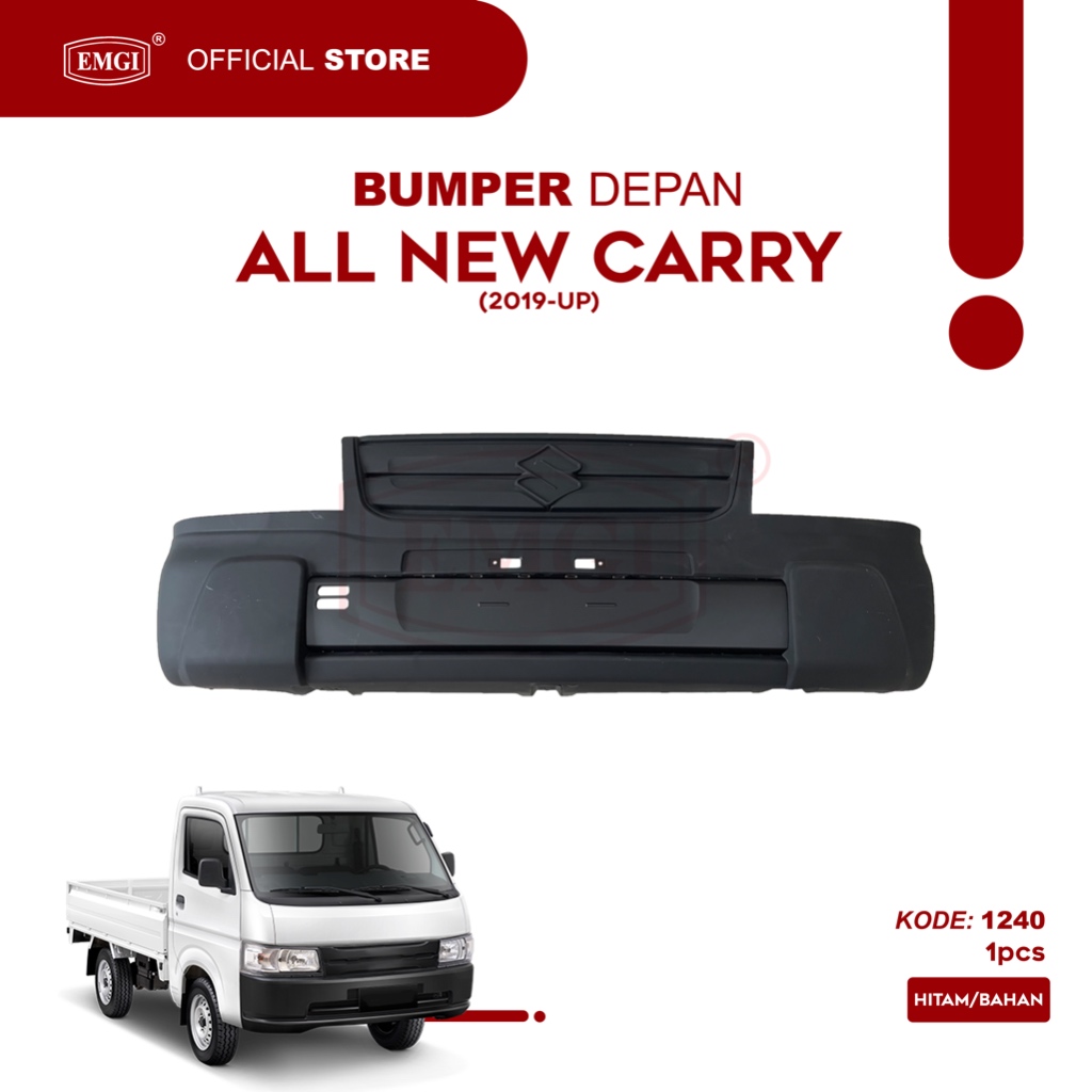 EMGI - Bumper Grill Depan Mobil All New Carry 2019 2020 2021 2022 2023 2024 2025 HITAM - 1240