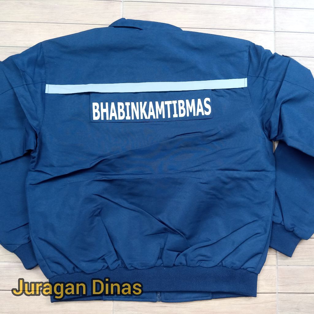 Jaket Binmas biru dongker / Bhabinkamtibmas jatah polri