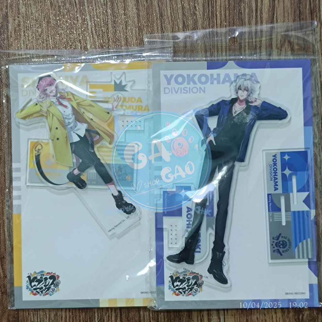 READY STOCK HYPNOSIS MICROPHONE HYPMIC [AIMON] Official Guide Book Character Standee