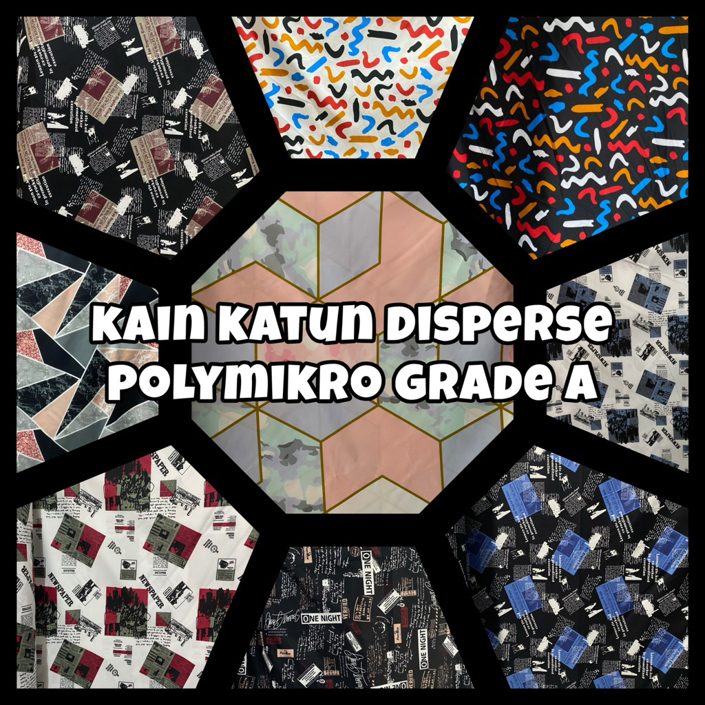 Grosir Kain Sprei Katun Disperse Polymikro Solo|Ecer Meteran