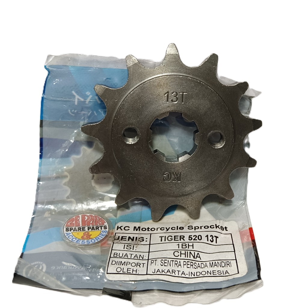 Gear Gir depan Tiger 2000 Tiger Revo 13T 520