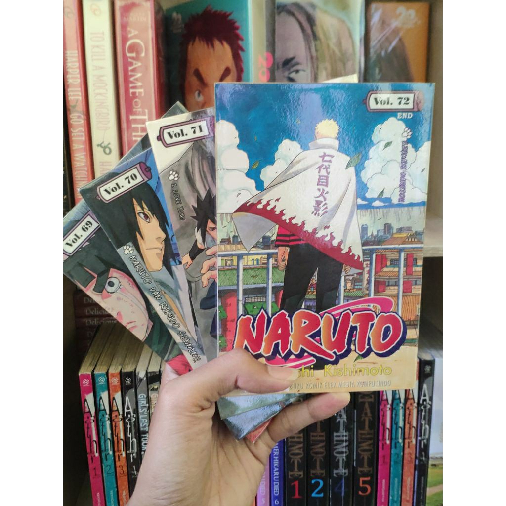 Komik Naruto set vol 69-72 preloved