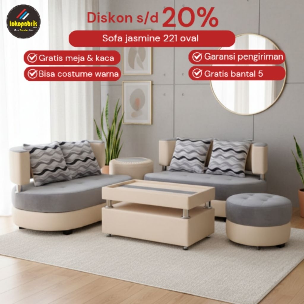 Sofa jasmine sofa minimalis sofa tamu sofa yasmine sofa 221 sofa oscar sofa murah cirebon majalengka