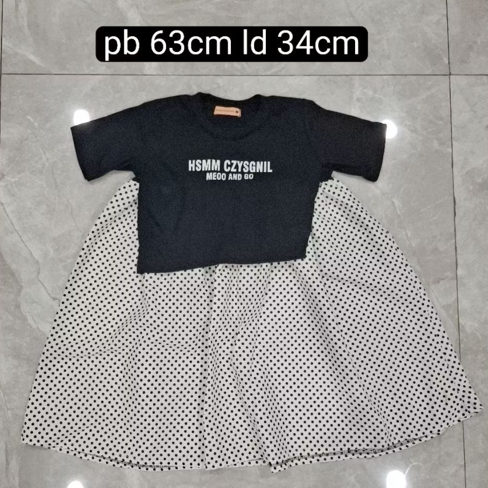 PRELOVED baju terusan / dress anak cewek usia 6thn