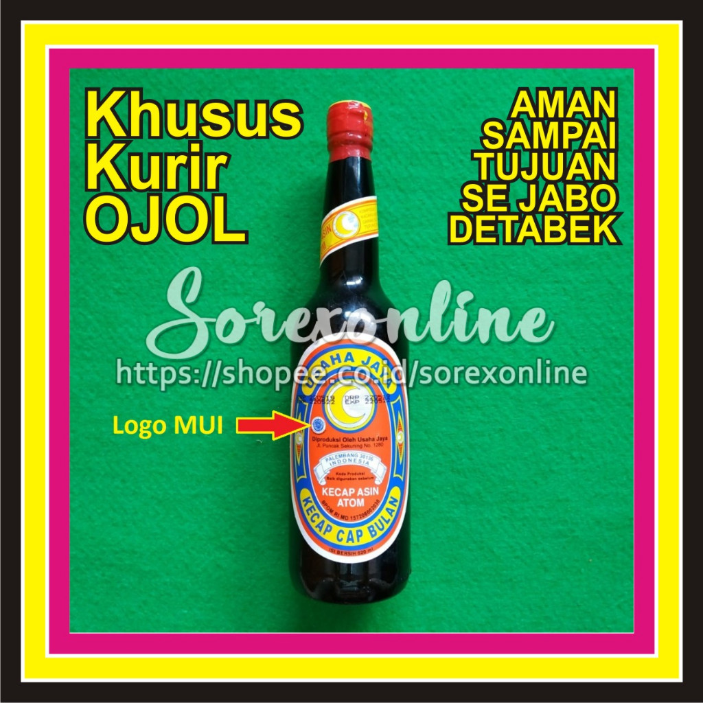 Grosir Kecap Asin Atom Cap Bulan KP002-G1OJ Kecap Asin Palembang Kecap Atom Palembang Kecap Cap Bula