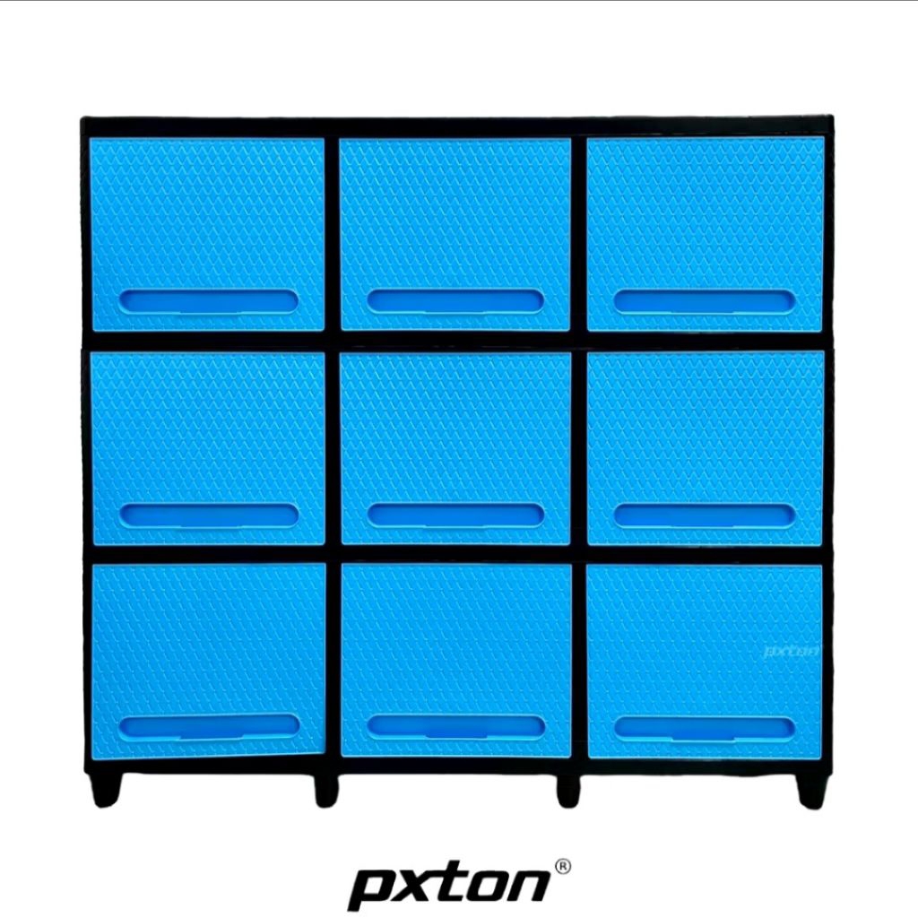 LEMARI PLASTIK  MEJA TV LEMARI PAKAIAN 3 SUSUN 9 SEKAT