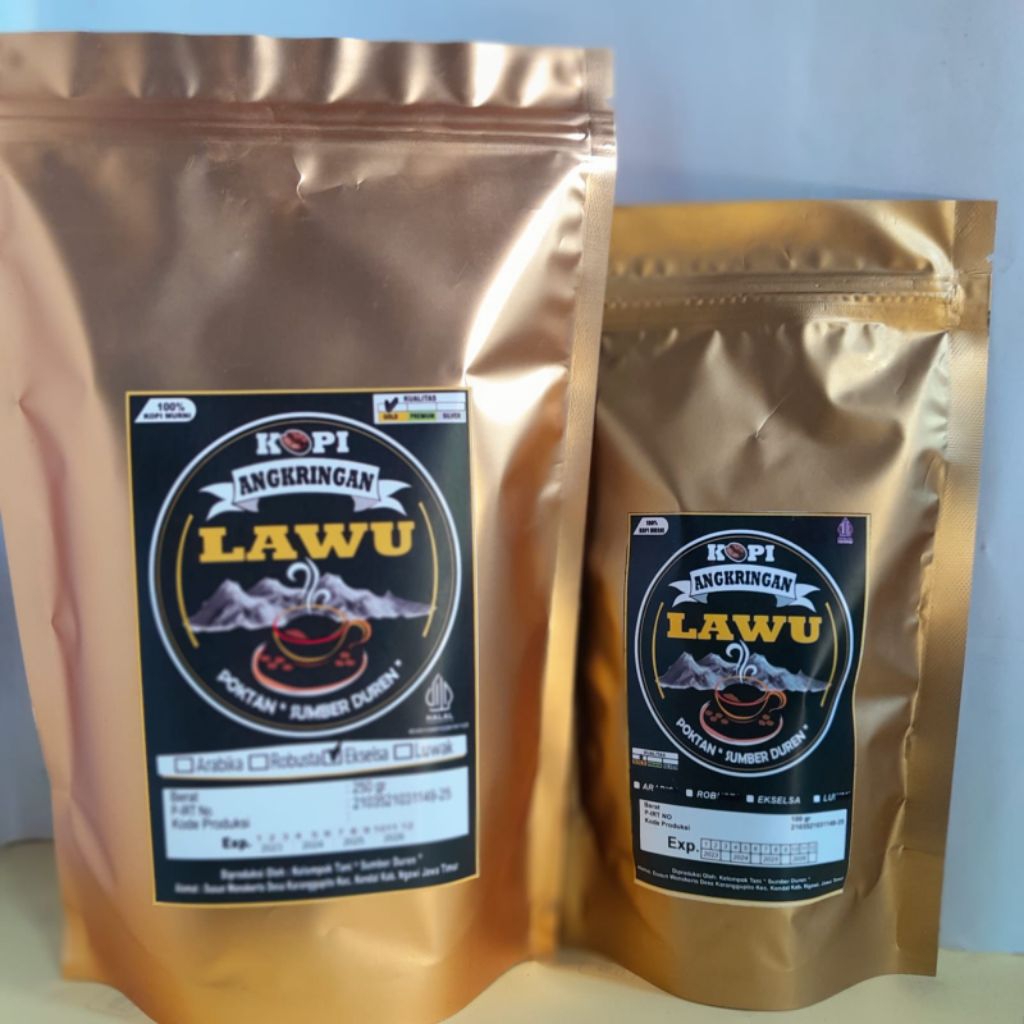 Bubuk Kopi Excelsa Ngawi 250 gram- Bubuk kopi Murni - Bubuk Kopi Halus